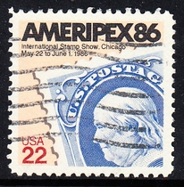 United States Letter Marketing Stamps 1985 1986 United States Stamp Exhibition 1-1