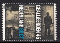 Dutch Letter Sales Stamps 1985 Resistance and Liberation World War II 4-2: The Allies in 1945