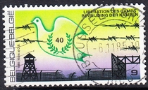 Belgian Letter Sales Stamps 1985 40th Anniversary of Liberation 3-1: Liberation of Concentration Camps