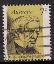 Australian Letter Sales Stamps 1973 Famous Figures 4-3: William Wentworth