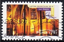French Letter Marketing Stamps 2011 Gothic Church 12-11: Sainte-Chapelle Paris
