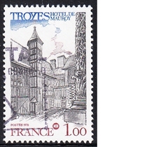 French Letter Marketing Stamps 1978 Philatelic Federation Meeting Troyes 1-1