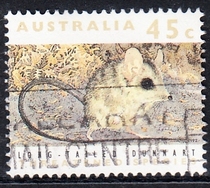 Australian Letter Marketing Stamps 1992 Endangered animals 6-3: Long-tailed bag shrew