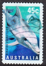 Australian Letter Marketing Stamps 1998 International Year of the Oceans 6-2: Bottlenose Dolphin (self-adhesive)
