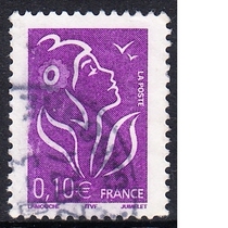 French Letter Marketing Stamp 2005 General Mail Marianne (face value 0 10)