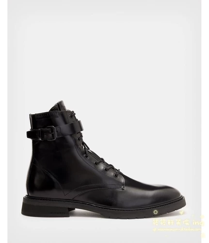 Британцы приобрели прямую почту All Saints 23 -Year Spring Brade Buckle Pure Leather Men's Boots 2.28