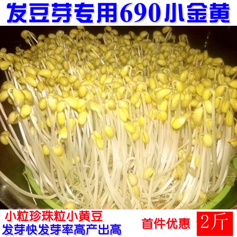 2 kg of small grain soybean 690 Fat bean sprouts special bean natto bean farmers Home Minimal Grain Northeast Non genetically modified pearl soybean