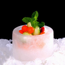 Large ice cup mold sasab dish container hotel restaurant chef supplies Dai Dong artistic conception dish tableware plate decoration tool
