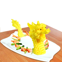 Silicone mold faucet dragon tail salt sculpture ice sculpture Agar chocolate hotel creative pan head kitchen salt mold send pigment