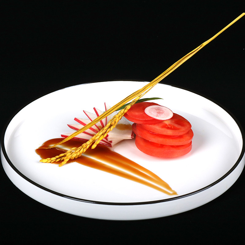 Harvest wheat ears and rice ears plate decoration hotel dining room club chef artistic conception dishes cold plate decoration embellishment supplies creative dishes