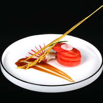 Harvest wheat ears rice ears Rice panes hotel restaurants chefs chefs cold dishes decorations creative dishes