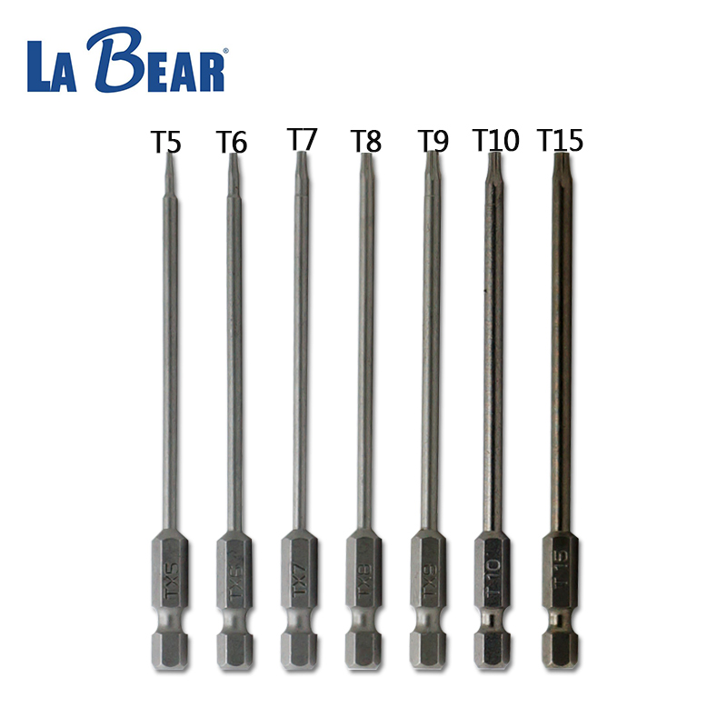 Taiwan imports 100 long star Star Screwup Head Plum Blossom Shaped head electric screwdrivers pneumatically screwdriver tip with magnetic