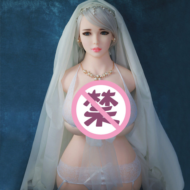 Junying half-body full-body doll male silicone real person non-inflatable belt skeleton simulation girlfriend adult supplies