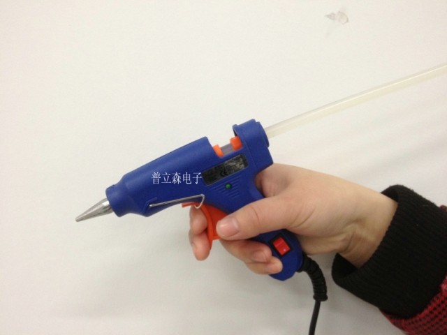 Hot Melt Adhesive Gun Handmade Electric Hot Dissolving Stick Rubber Snatched Home Plastic Glue Strips Mini Trumpet Hot Melt Glue Stick 7mm