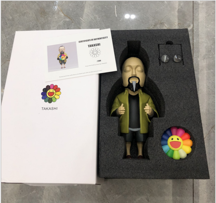 KAWS тенденция прилив бренд Тревога рабочая сила управлять смола украшение кукла модель Чаова деревня верх Ракоя Миядзаки кукла 