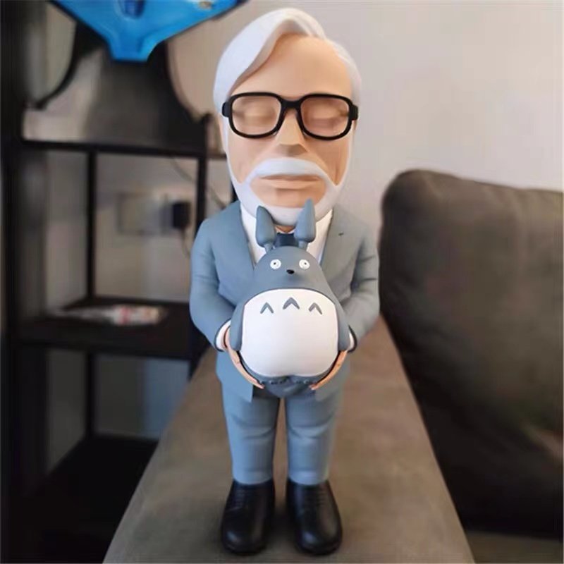 KAWS тенденция прилив бренд Тревога рабочая сила управлять смола украшение кукла модель Чаова деревня верх Ракоя Миядзаки кукла 