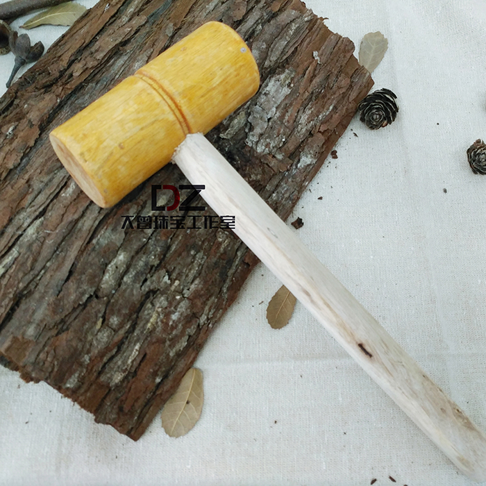 Beating Gold Tools Equipment Equipment Equipment Accessories for Inlaid Stone Hammer Wood Hammer