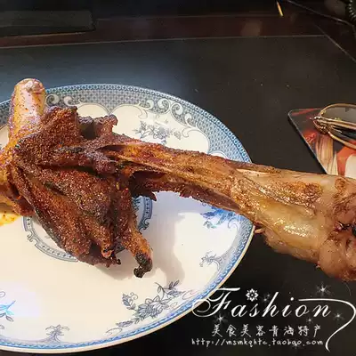 Qinghai specialty snacks 2 roasted lamb tendons specialty roast lamb chops lamb Shunfeng