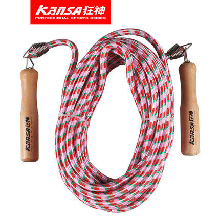 Mad god collective skipping rope in the test cotton and hemp long jump big pattern rope Group multi-person fitness 6 meters 7 meters 10 meters
