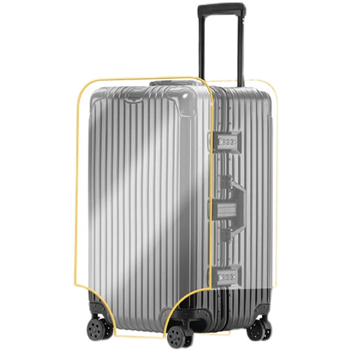 Прозрачная наклейка, радужный чемодан, ремень, увеличенная толщина, 1 шт, 1 шт