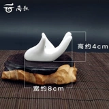 6 отверстий 12 отверстий Овальный Будда Рука держит белый керамический гуньян белый фарфоровый фарфор