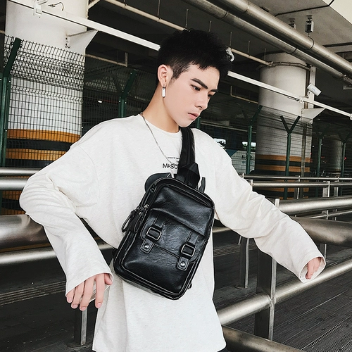 Универсальный рюкзак, вместительная и большая нагрудная сумка, сумка на одно плечо, в корейском стиле