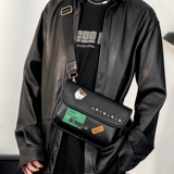 Модная нагрудная сумка, небольшая сумка, трендовый рюкзак, в корейском стиле