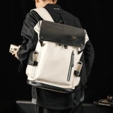 Модная трендовая сумка, белый вместительный и большой школьный рюкзак для путешествий, японские и корейские