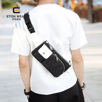 New Mens Chest Bag Trendy Mens Pocket Sports Outdoor Korean Style Leisure Bag Small Bag Mens Bag Trendy Bag