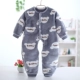 Mùa thu và mùa đông em bé flannel jumpsuit 0-1 nữ bé 3 nam 2 dịch vụ tại nhà dày