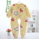 Mùa thu và mùa đông em bé flannel jumpsuit 0-1 nữ bé 3 nam 2 dịch vụ tại nhà dày