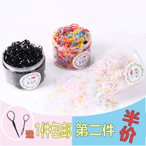 Childrens hair accessories disposable small leather band female black does not hurt hair strong pull constantly adult rubber band Hairband headwear