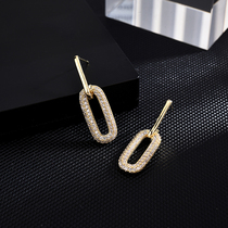 Hong Kong (designer) RVY 2021 new earrings female celebrities Joker earrings temperament earrings stud fashion earrings