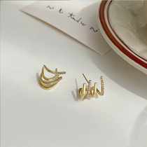 Hong Kong (designer) RVY 2021 new earrings female versatile temperament earrings niche senior earrings