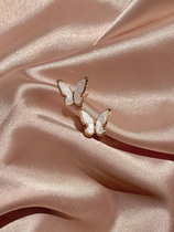 Hong Kong (designer) RVY 2021 new earrings female butterfly earrings temperament simple earrings ear clip tide