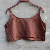 Summer clear vest sling womens new casual Joker loose Ramie bottoming vest female breast White