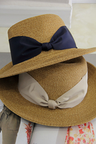 (Cui Chu) YI line order ~~ Holiday travel must enter Japan Jinkou papyrus bow Lafite straw hat