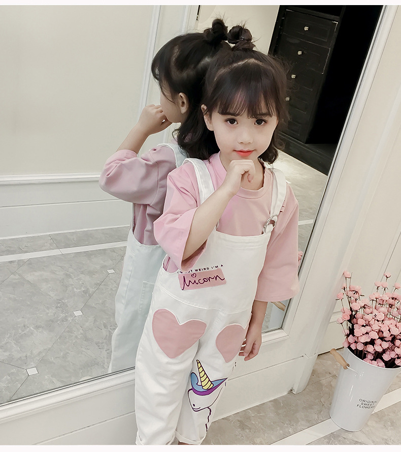 5 đến 6 đến 7 bé gái mặc quần dài mùa xuân cho bé gái 8 bộ quần áo 4 trẻ em mùa hè quần áo dễ thương 3 tuổi mặc - Phù hợp với trẻ em bán quần áo trẻ em