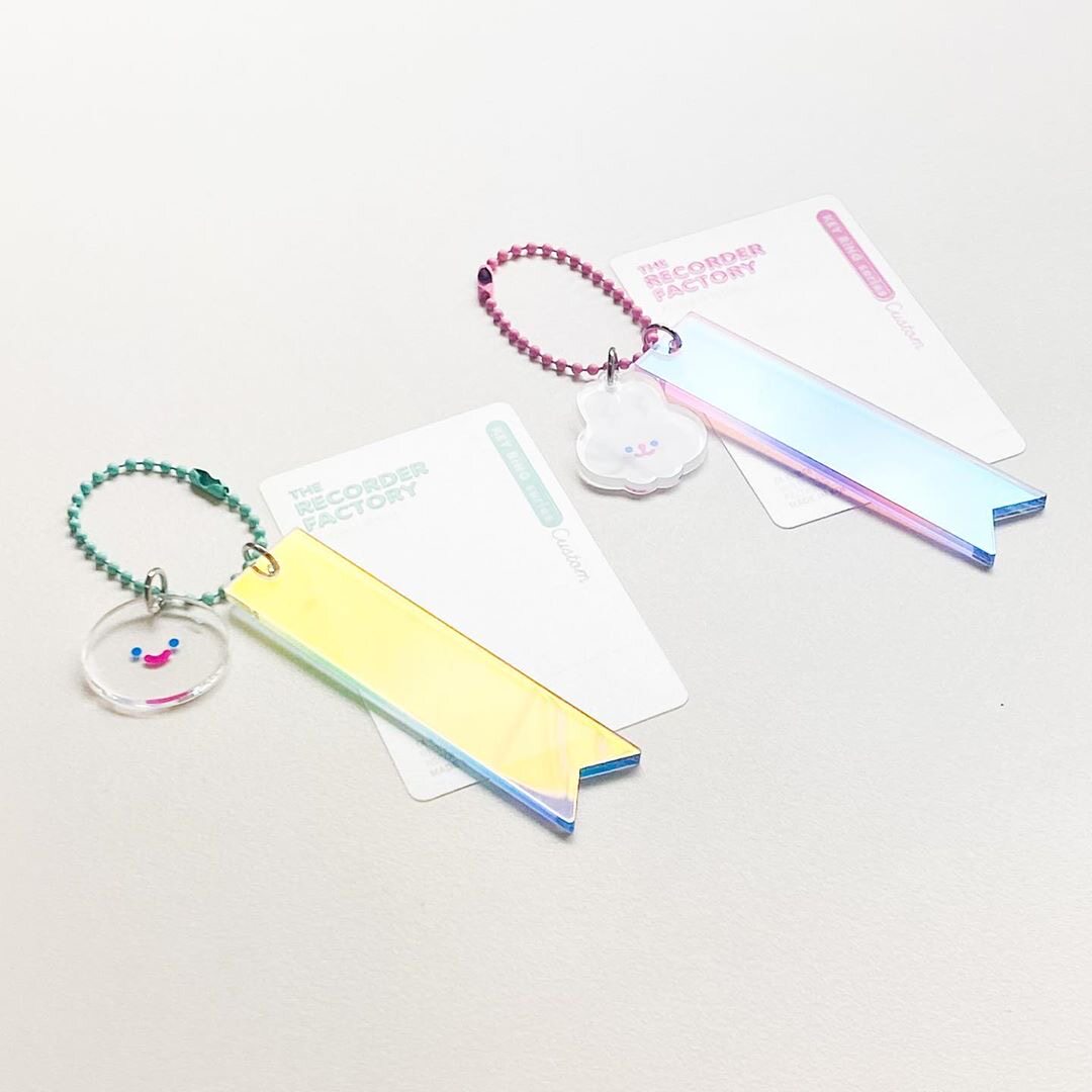 South Korea RICO Dazzling Transparent Cute Decoration Hanging Accessories Airpods Hand Ledger Hang Accessories Cartoon Mobile Phone Bag Hang Chain Ins