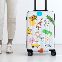 Korea live work cartoon cute waterproof sticker Hand account suitcase luggage decoration sticker Mobile phone sticker