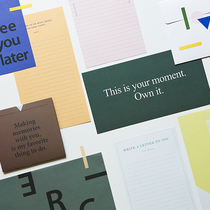 Dailylike Korean small fresh simple letter paper envelope set Creative love letter confession Literary letter paper