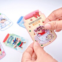 South Korea flying whales cartoon Crayon Shin waterproof N stickers cute mobile phone decoration stickers screen wipe