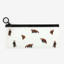 dailylike Korean transparent pen bag split bottle teeth travel cashier bag portable wash make-up bag