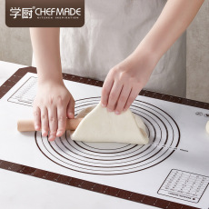 Разминание мат chefmade学厨耐高温硅胶垫揉面垫大号加厚和面垫60*40cm烘焙工具