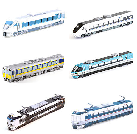 Simulated subway train train high - speed train 3D stereo paper model DIY manual made children's puzzle folding toys