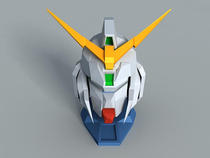 Simulated Gundam mobile suit avatar 3D three-dimensional paper model DIY handmade childrens educational origami toy
