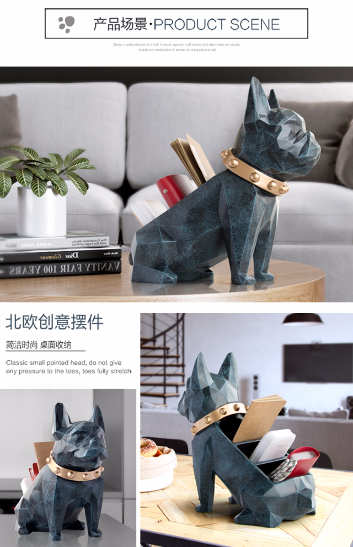 Ins chó con Bắc Âu hộp khăn giấy hộp phòng khách bàn cà phê điện thoại di động điều khiển từ xa hộp lưu trữ hộp trang trí trang tri phong khach dep