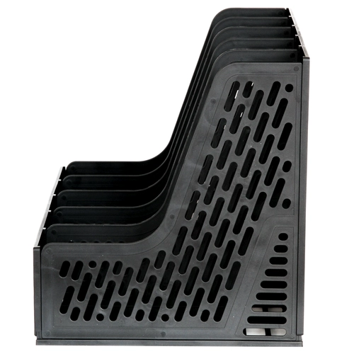 Deli 9838 Пятиколоновый файл -коробка корзина на рабочем столе полки офис пять книжных рамков с рамы рамы рамы простой пластиковой отдел