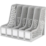 Deli 9838 Пятиколоновый файл -коробка корзина на рабочем столе полки офис пять книжных рамков с рамы рамы рамы простой пластиковой отдел