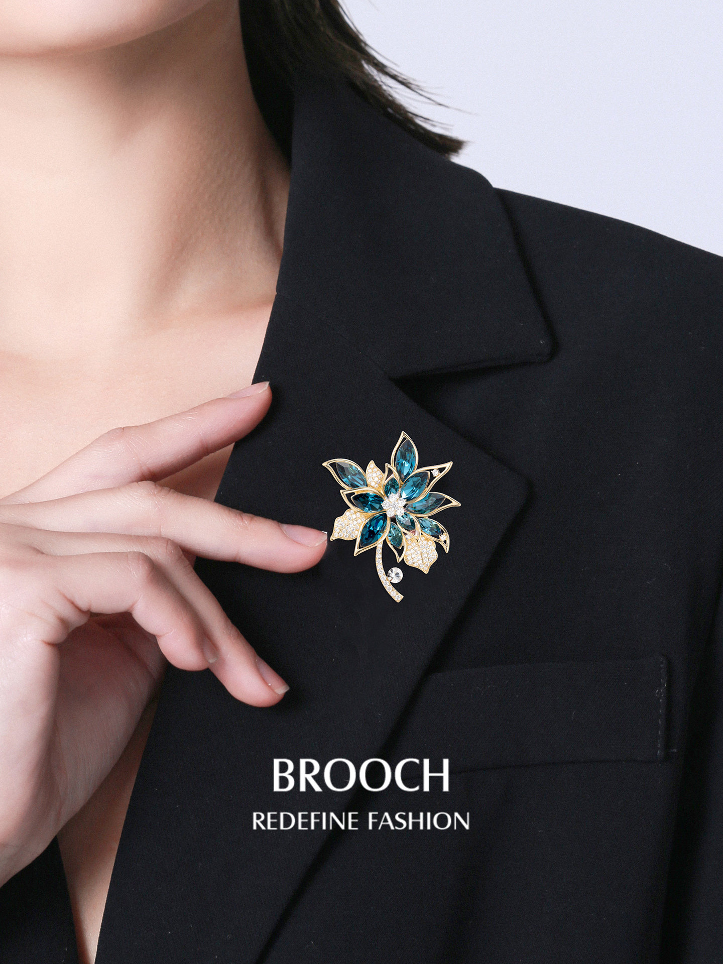 Women's Brooches, High-End Exquisite and Fashionable Women's Brooches, High-End Brooches for Women's Clothing, Accessories with a Sense of Luxury and Light Luxury